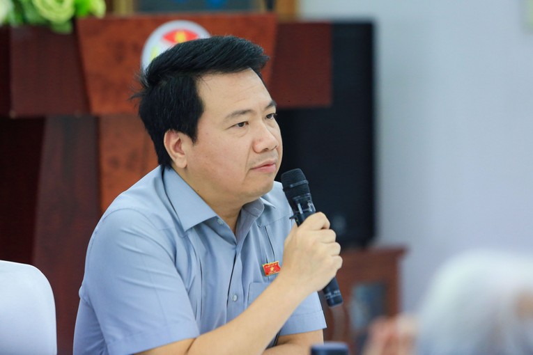 Th.S Ng&ocirc; Trung Th&agrave;nh, Ph&oacute; Chủ nhiệm Ủy ban Ph&aacute;p luật QH, Chi hội trưởng Chi Hội Luật gia Văn ph&ograve;ng 555win tải app. Ảnh: Hữu Thắng.