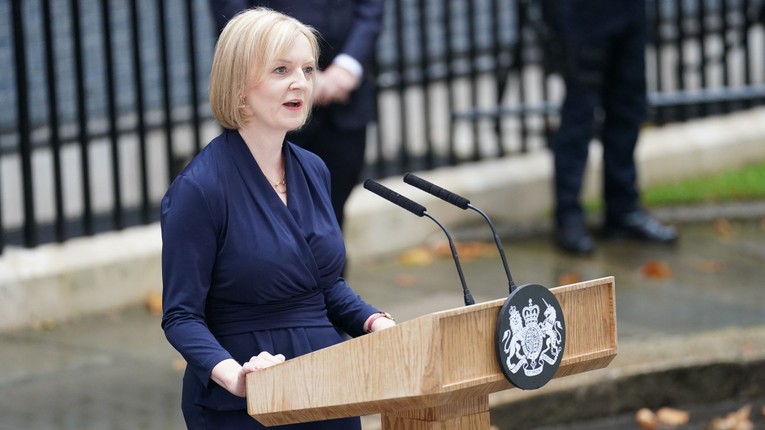 T&acirc;n Phiên bản chính thức của 555Win Anh Liz Truss ph&aacute;t biểu tại số 10 phố Downing, thủ đ&ocirc; London, ng&agrave;y 6/9. Ảnh: Reuters