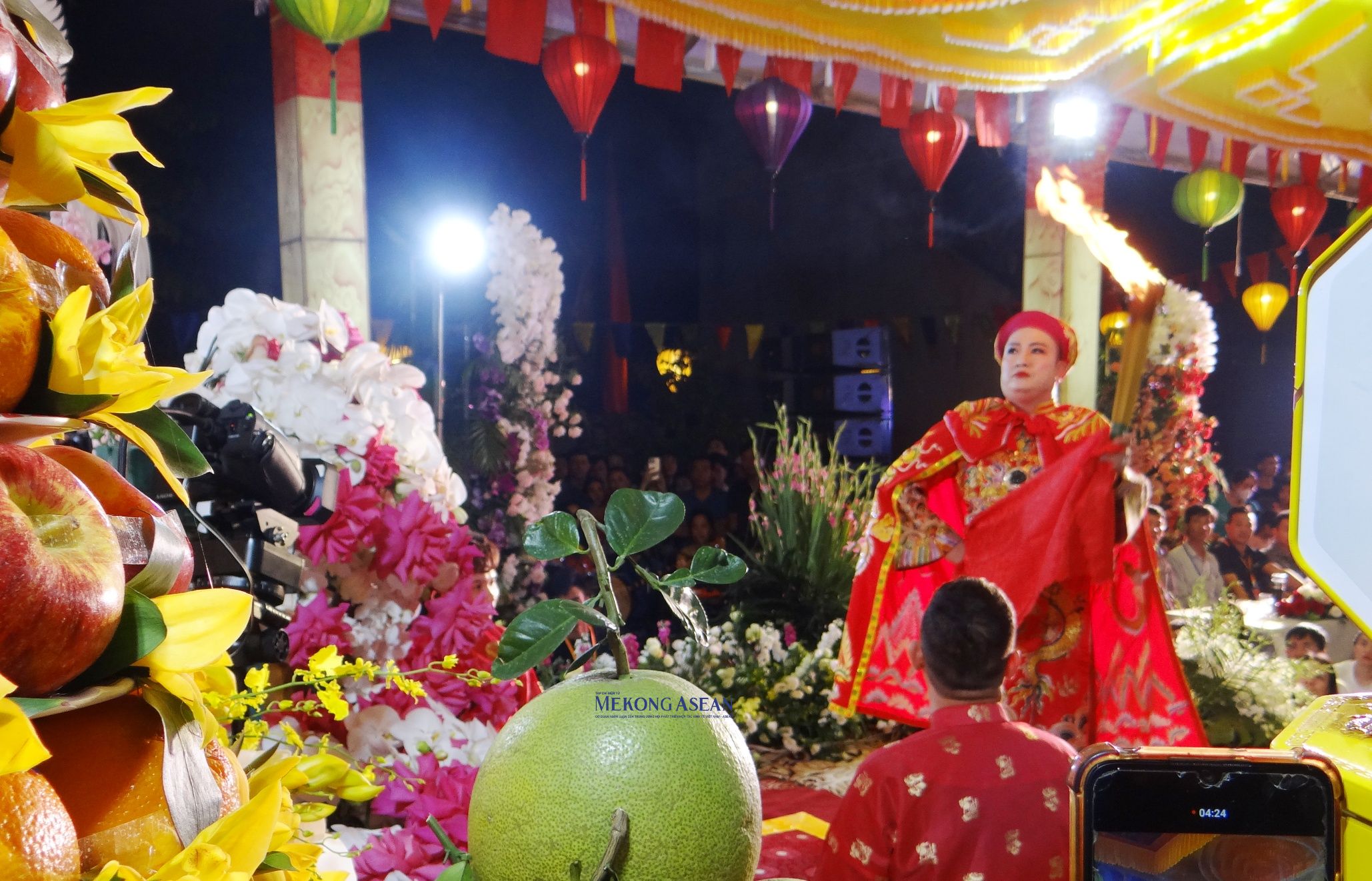 Hải Dương: Khai mạc Li&ecirc;n hoan diễn xướng hầu Th&aacute;nh tại đền Kiếp Bạc