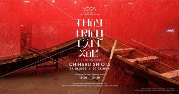 Mở cửa triển lãm sắp đặt "Thủy triều cảm xúc" của nghệ sĩ Chiharu Shiota tại Việt Nam