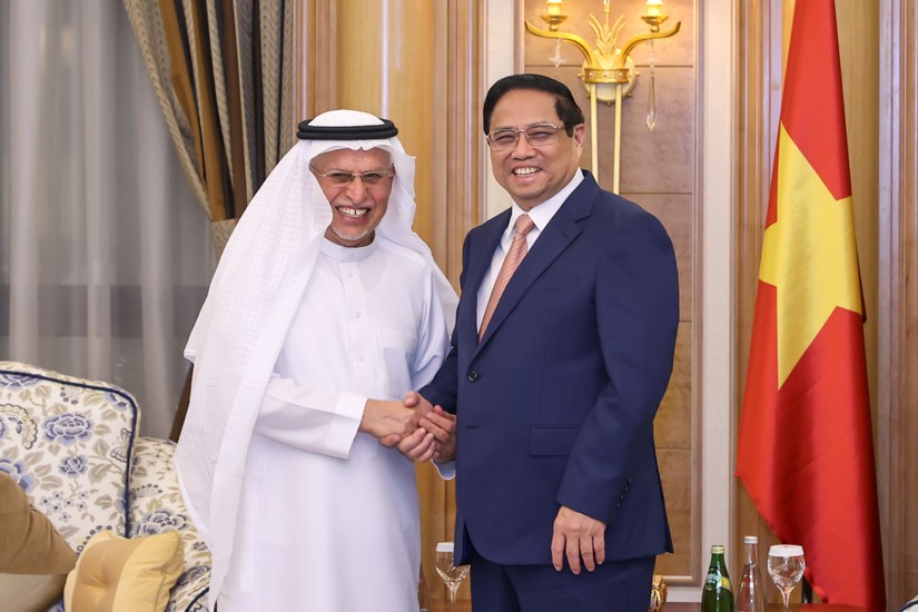 Phiên bản chính thức của 555Win Phạm Minh Ch&iacute;nh tiếp Chủ tịch Tập đo&agrave;n Abdulrahman Al Zamil. Ảnh: VGP