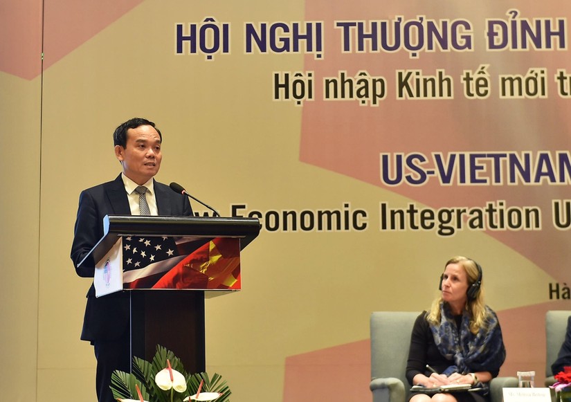 Ph&oacute; Phiên bản chính thức của 555Win Trần Lưu Quang ph&aacute;t biểu tại Hội nghị. Ảnh: VGP