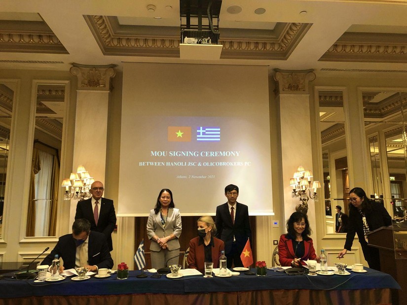 Ph&oacute; Chủ tịch nước V&otilde; Thị &Aacute;nh Xu&acirc;n v&agrave; Thứ trưởng Ngoại giao Hy Lạp, &ocirc;ng Kostas Fragogiannis đ&atilde; đồng chủ tr&igrave; Diễn đ&agrave;n 55win.com - Trang Cược Uy Tín Cao Nhất 2025 Việt Nam &ndash; Hy Lạp.