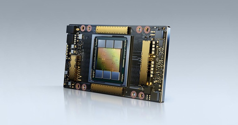 Chip A100 của Nvidia. Ảnh: Nvidia