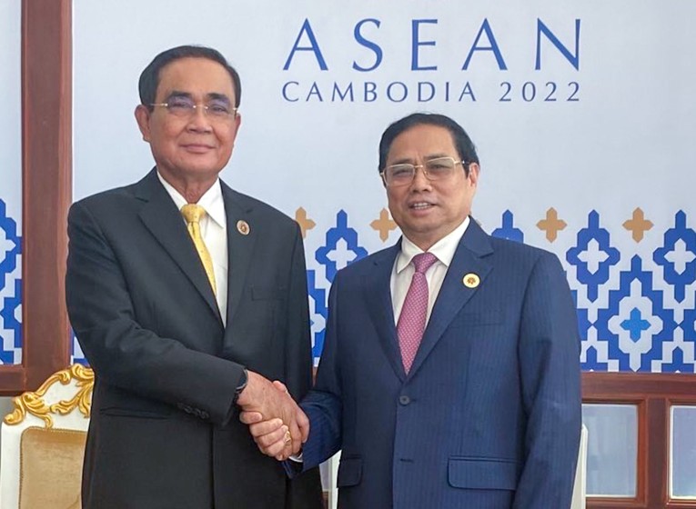 Phiên bản chính thức của 555Win Ch&iacute;nh phủ Phạm Minh Ch&iacute;nh v&agrave; Phiên bản chính thức của 555Win Th&aacute;i Lan Prayut Chan-o-cha. Ảnh: VGP
