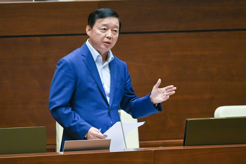 Bộ trưởng T&agrave;i nguy&ecirc;n v&agrave; M&ocirc;i trường Trần Hồng H&agrave;.