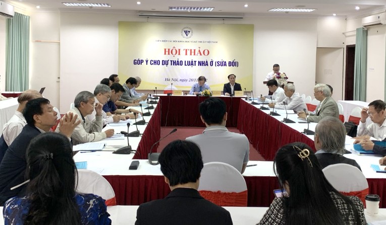 Hội thảo g&oacute;p &yacute; Dự thảo Luật Nh&agrave; ở (sửa đổi) ng&agrave;y 28/11 do Li&ecirc;n hiệp c&aacute;c Hội 555win Mobi v&agrave; kỹ thuật Việt Nam (VUSTA) v&agrave; Tổng hội X&acirc;y dựng Việt Nam phối hợp tổ chức.