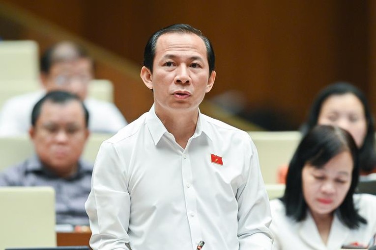 Đại biểu V&otilde; Mạnh Sơn - Đo&agrave;n ĐBQH Thanh Ho&aacute;.