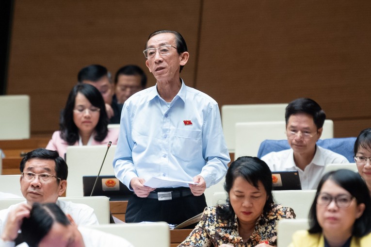 Đại biểu Trần Ho&agrave;ng Ng&acirc;n - Đo&agrave;n ĐBQH TP HCM.