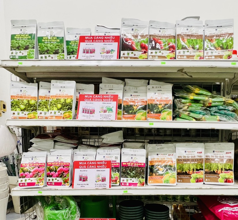 C&aacute;c sản phẩm Ph&uacute; Mỹ Garden. Nguồn: PVFCCo.