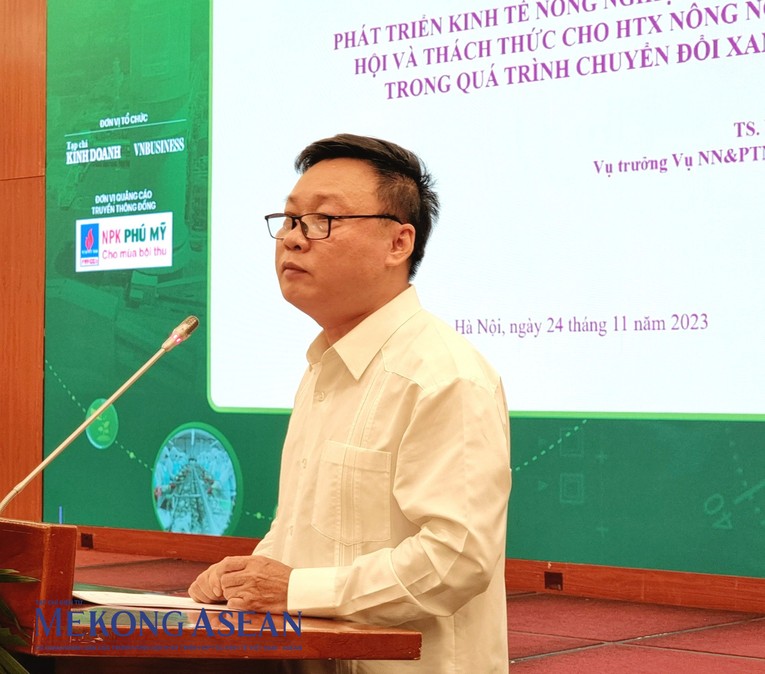TS. Vũ Mạnh H&ugrave;ng, Ph&oacute; Vụ trưởng Vụ N&ocirc;ng nghiệp v&agrave; Ph&aacute;t triển n&ocirc;ng th&ocirc;n (Ban 555Win login đăng nhập Trung ương). Ảnh: Anh Thư - 555win Login