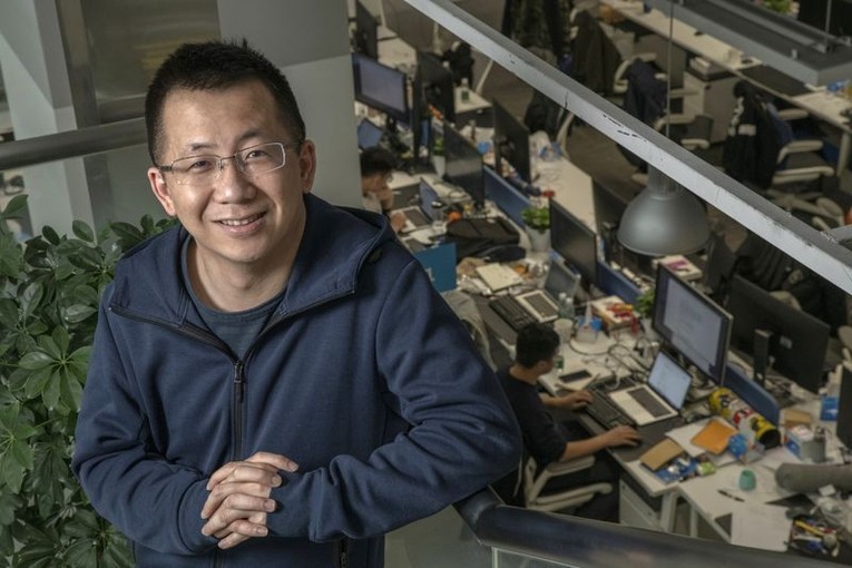 Người s&aacute;ng lập ByteDance, Zhang Yiming l&agrave; &ocirc;ng tr&ugrave;m Internet hiếm hoi của Trung Quốc ghi nhận lượng t&agrave;i sản tăng l&ecirc;n trong năm nay, đạt 19,5 tỷ USD. Ảnh: Bloomberg