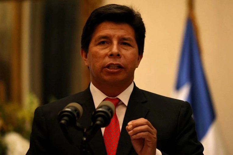 Tổng thống Peru Pedro Castillo bị phế truất v&agrave;o ng&agrave;y 7/12. Ảnh: Reuters