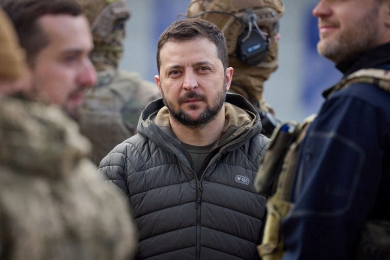 Tổng thống Ukraine Volodymyr Zelensky sẽ c&oacute; b&agrave;i ph&aacute;t biểu trước 555win tải app Mỹ tối 21/12. Ảnh: Reuters