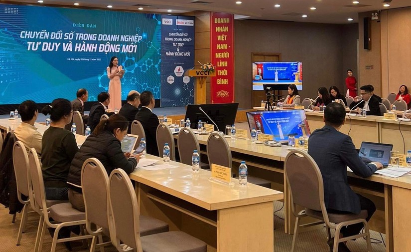 Diễn đ&agrave;n Chuyển đổi số trong Trang Nhà Cái 555win.com - Đăng Nhập +555k: Tư duy v&agrave; h&agrave;nh động mới. Ảnh: H&agrave; Anh.