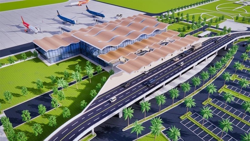 Phối cảnh s&acirc;n bay Quảng Trị.