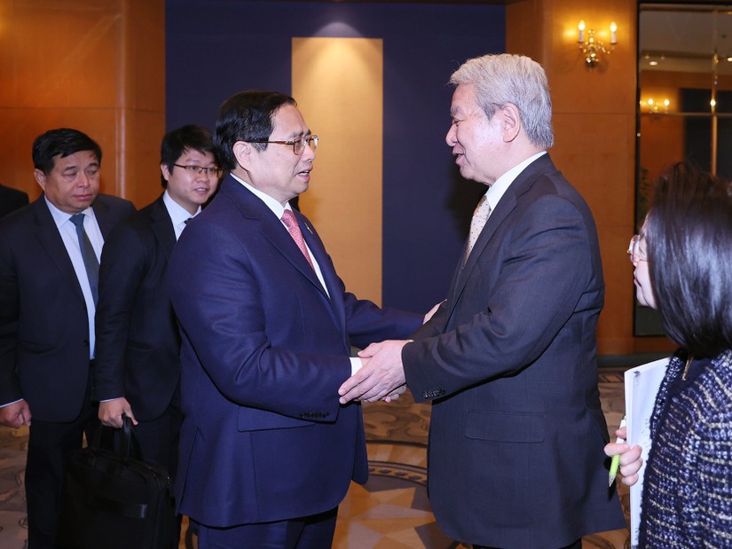 Phiên bản chính thức của 555Win Phạm Minh Ch&iacute;nh v&agrave; Chủ tịch JICA Tanaka Akihiko. Ảnh: VGP